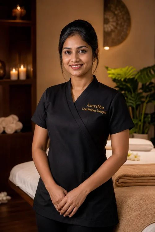 Amritha, Lead Wellness Therapist at Chameli Spa Ajman